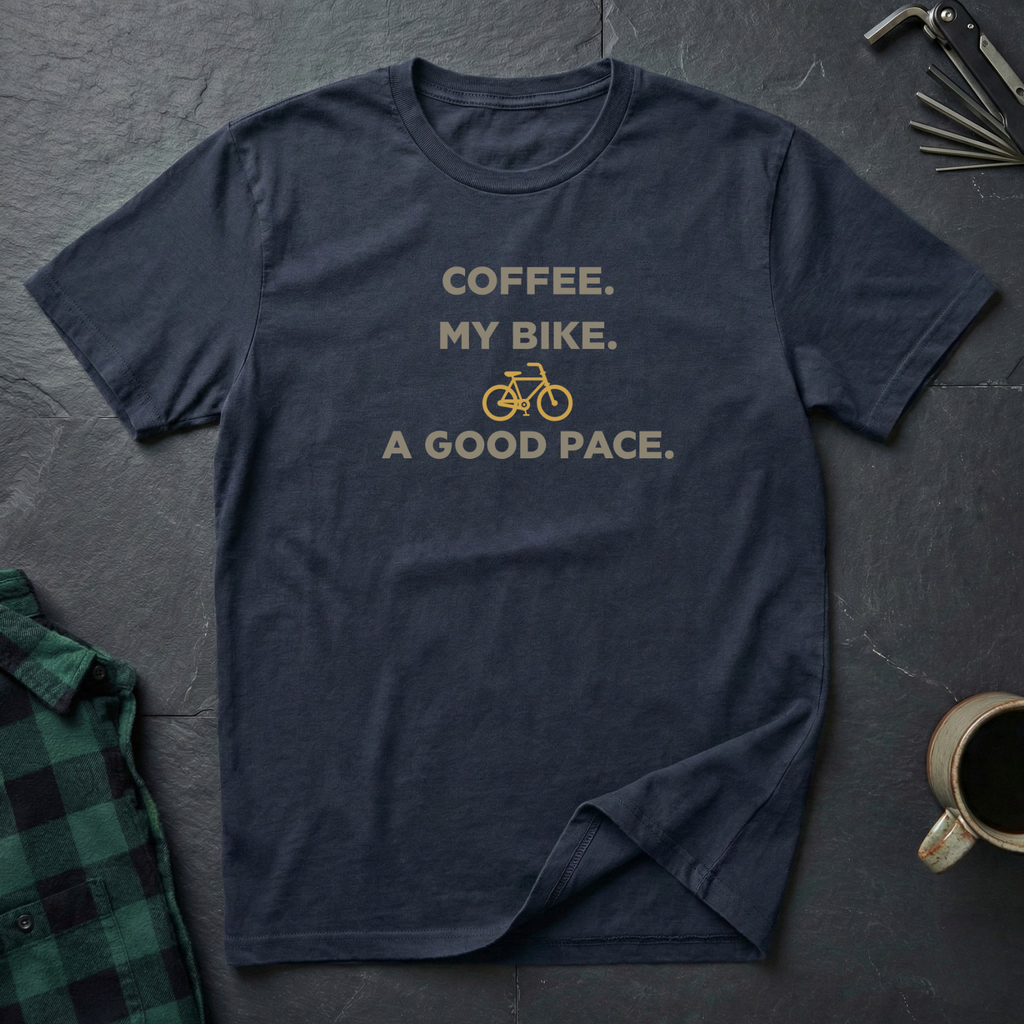 Coffee. Bike. Pace. T-Shirt