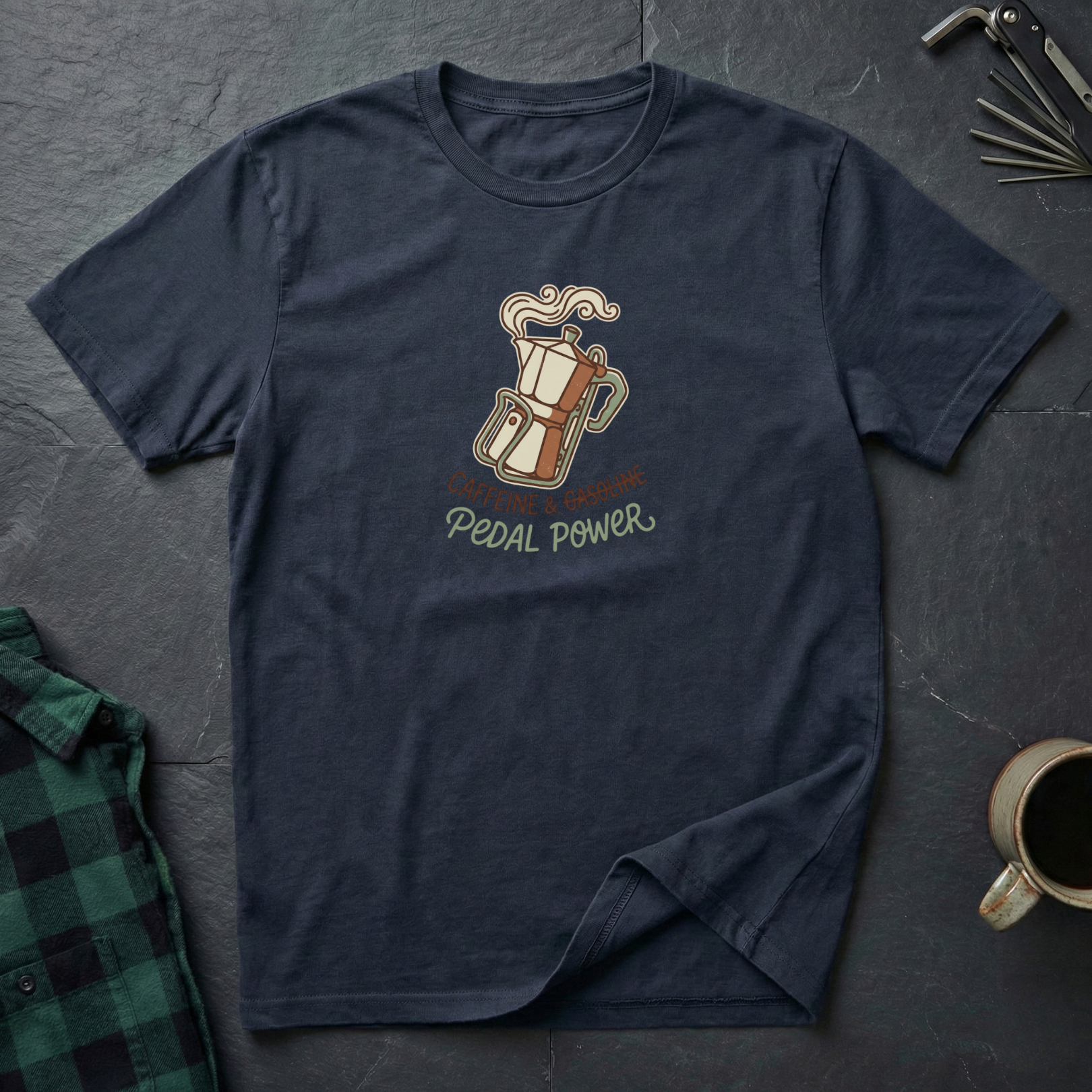 Caffein and Pedal Power T-Shirt