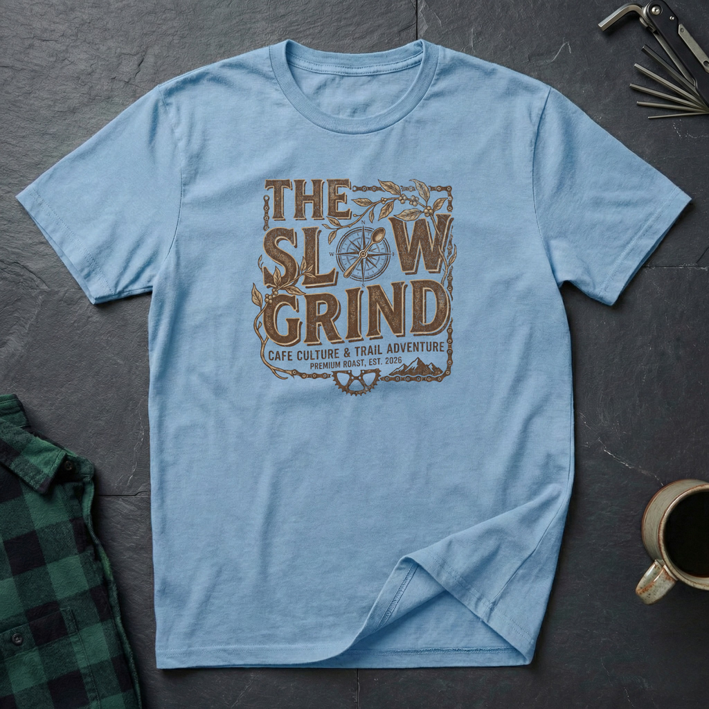 SLOW GRIND COFFEE LABEL T-Shirt