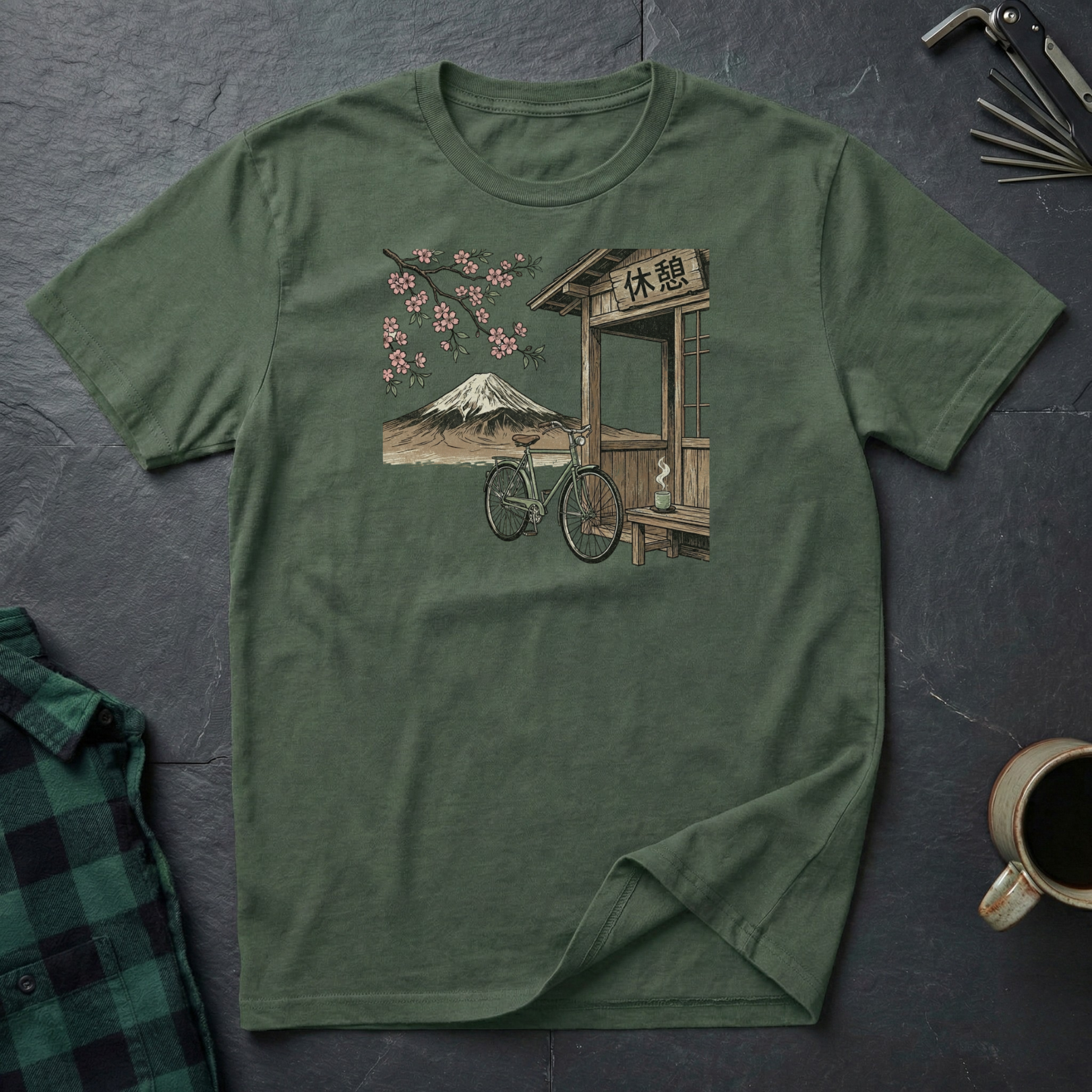 Ukiyo-e Tea House T-Shirt