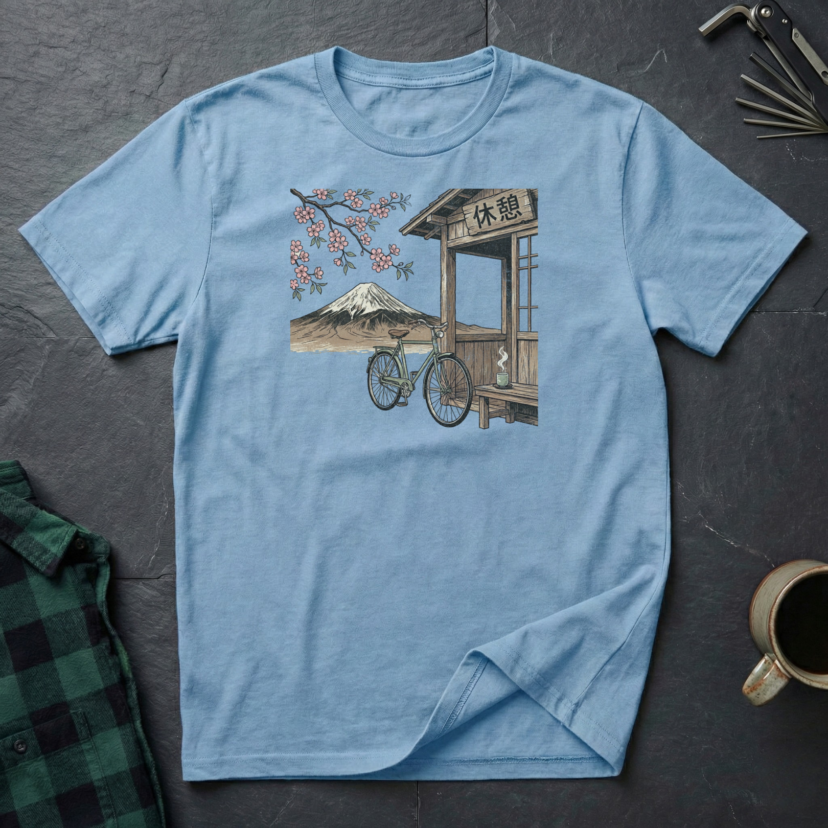 Ukiyo-e Tea House T-Shirt
