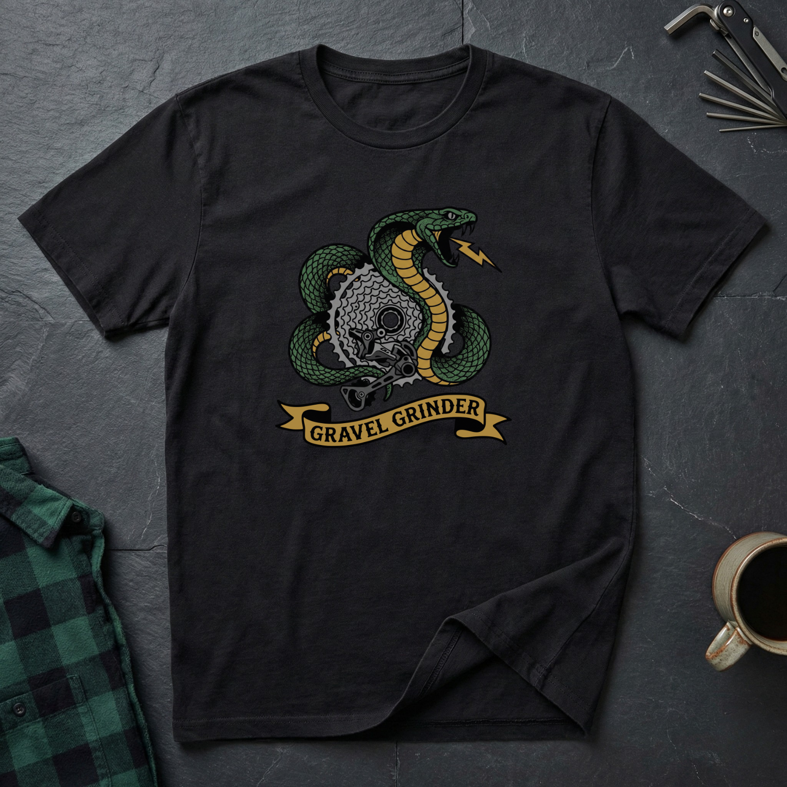 Gravel Grinder Tattoo T-Shirt