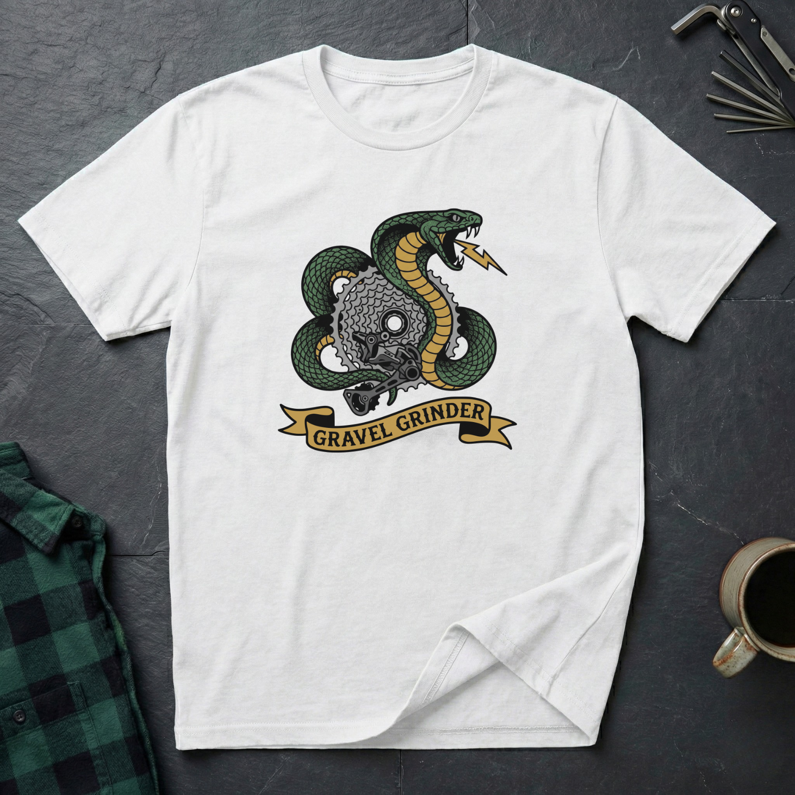 Gravel Grinder Tattoo T-Shirt