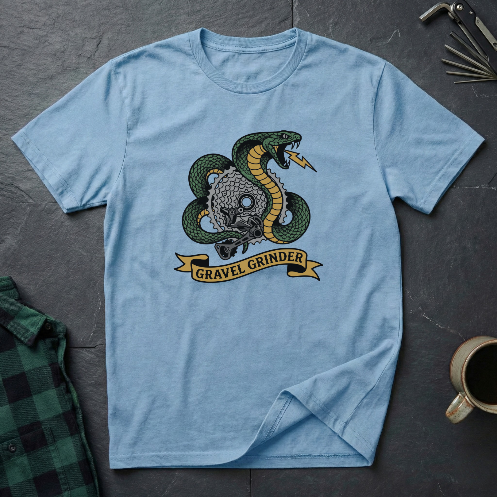 Gravel Grinder Tattoo T-Shirt