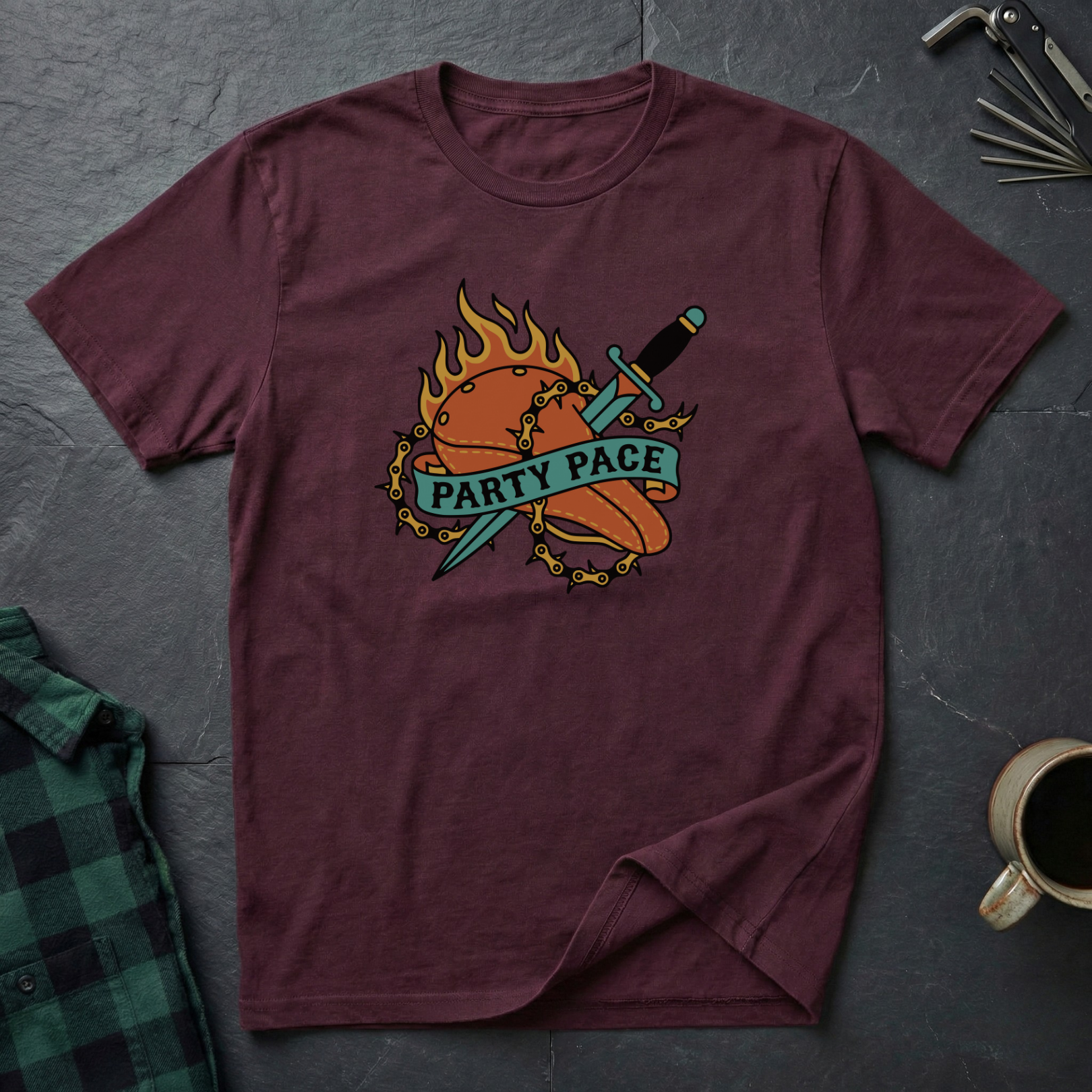 Party Pace Tattoo T-Shirt