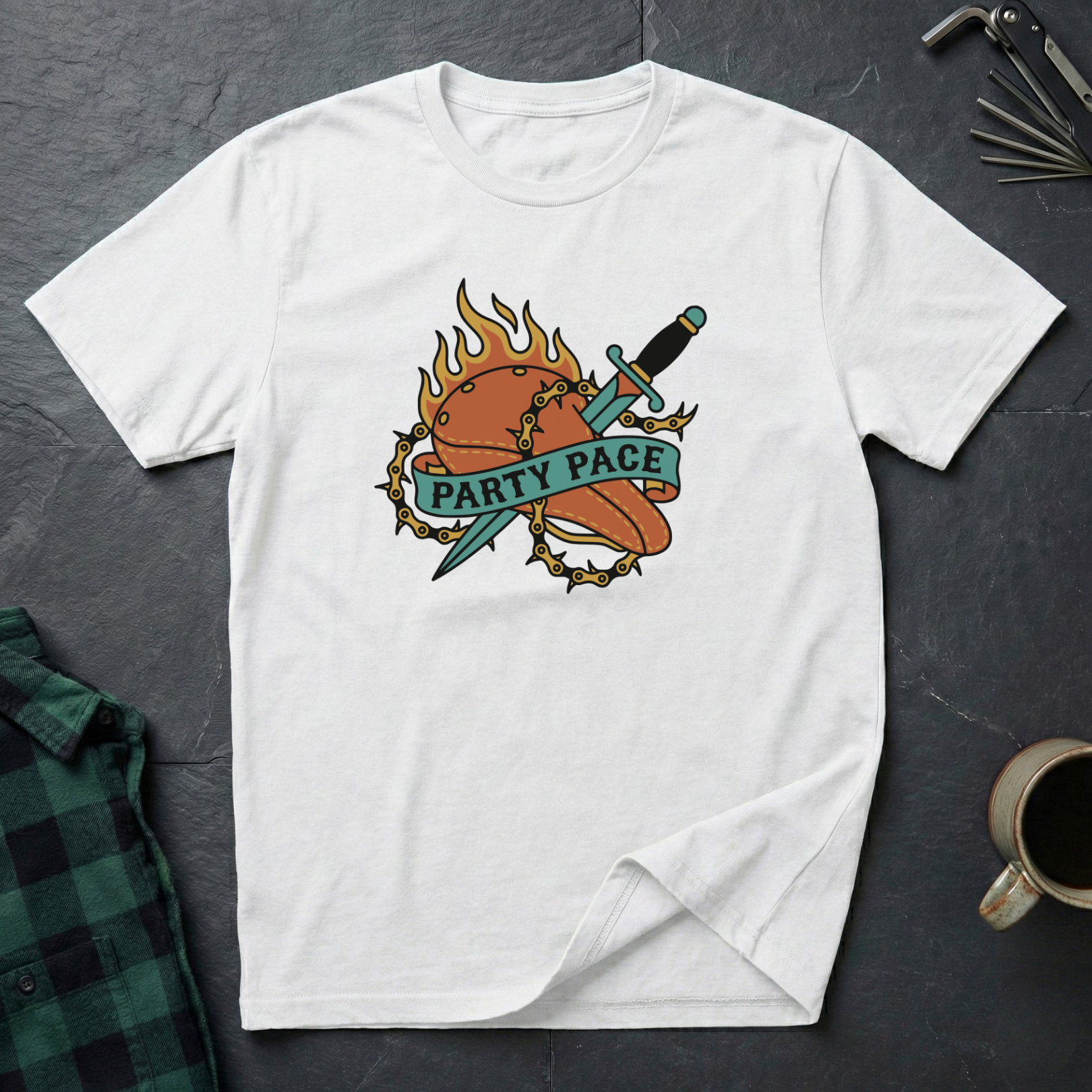 Party Pace Tattoo T-Shirt