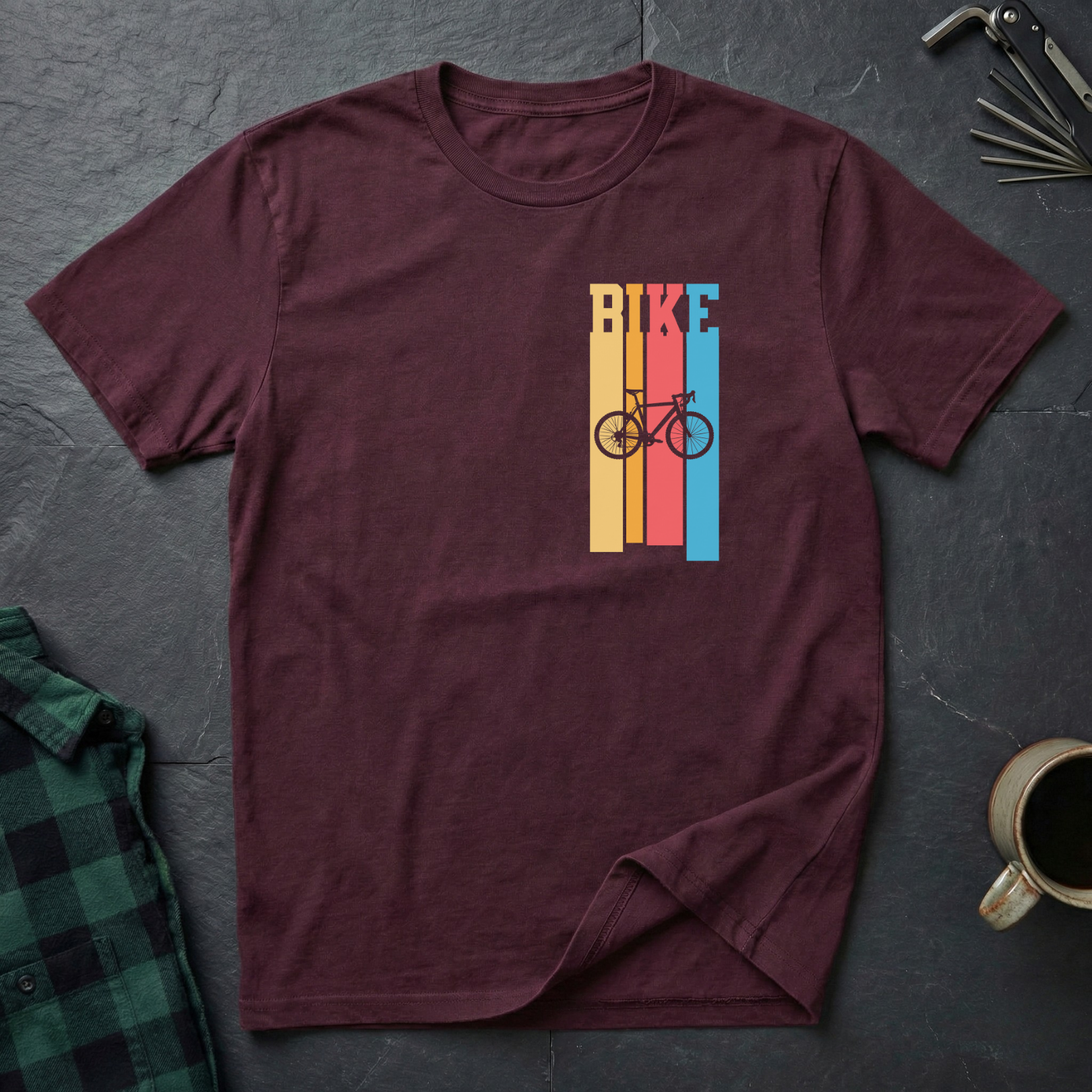 Bike Stripe Gravel T-Shirt