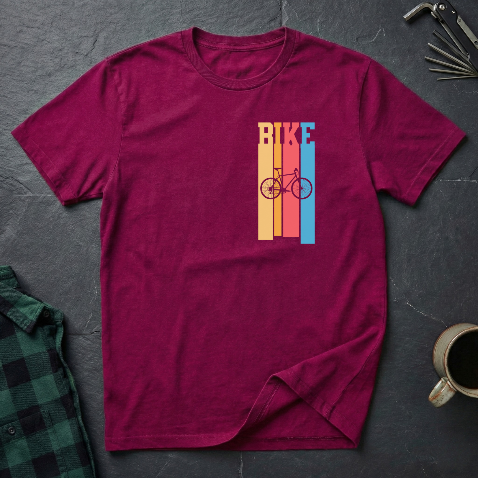 Bike Stripe Commuter T-Shirt