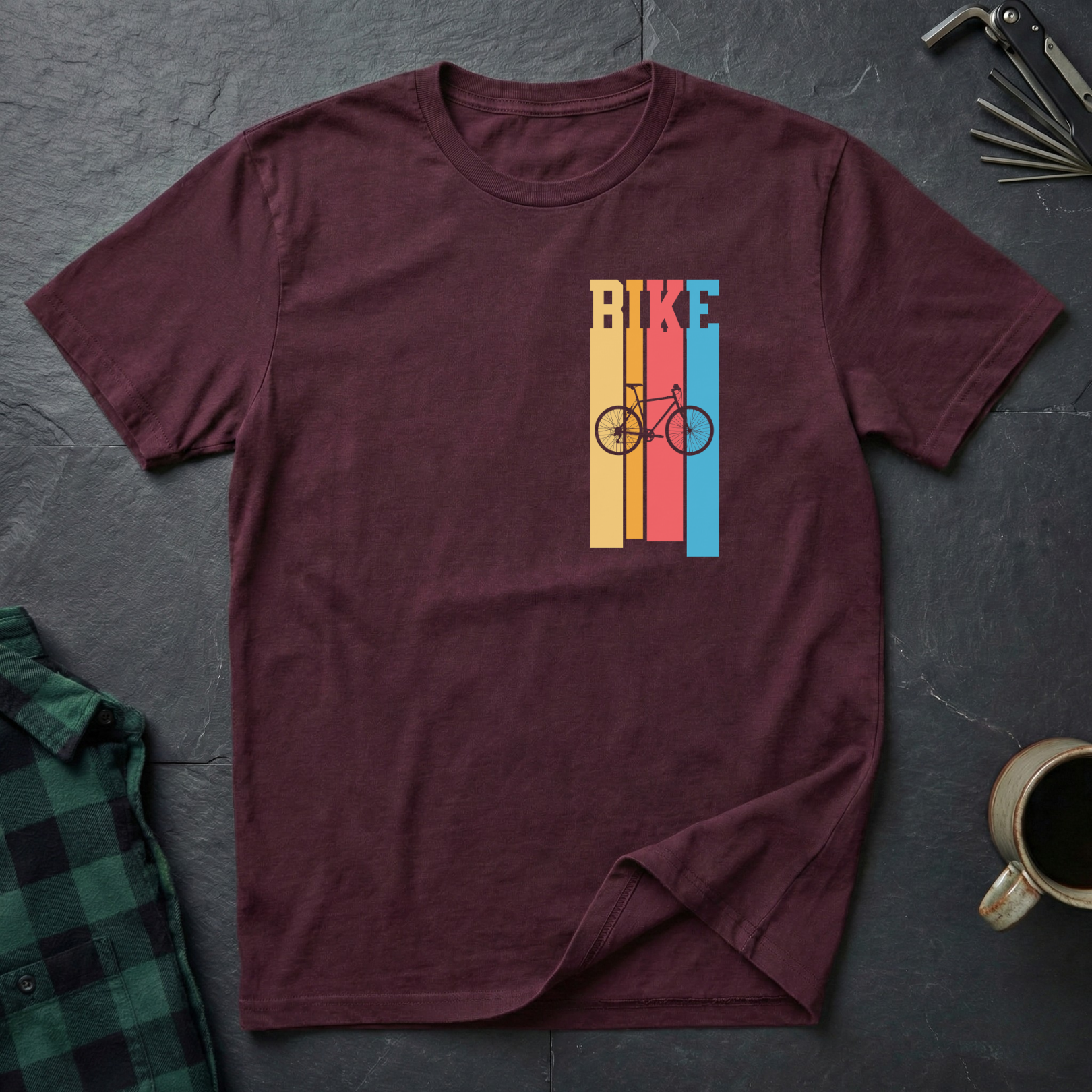 Bike Stripe Commuter T-Shirt