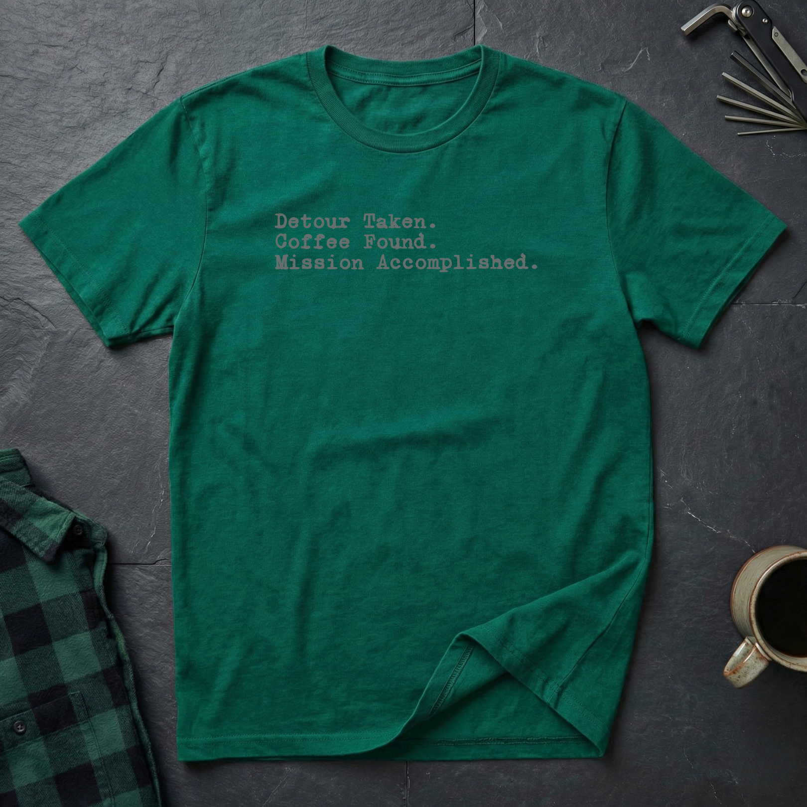 Detour, Coffee, Accomplished T-Shirt