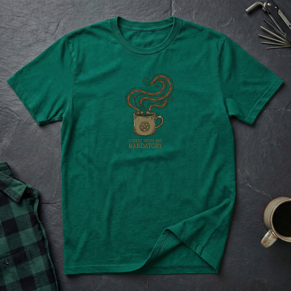 Coffee Stops Mandatory T-Shirt