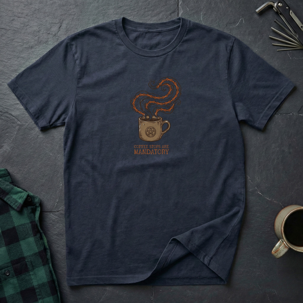 Coffee Stops Mandatory T-Shirt