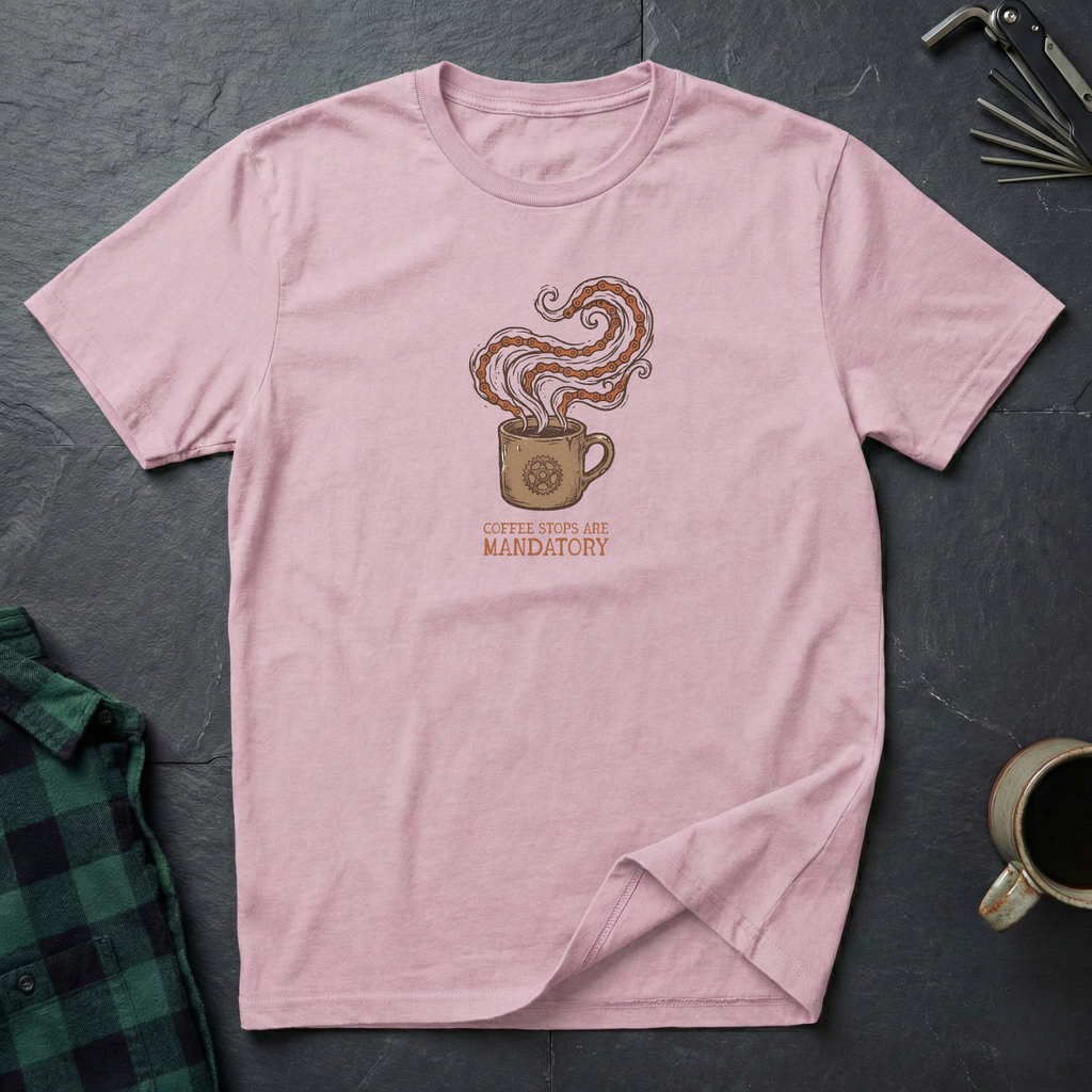 Coffee Stops Mandatory T-Shirt
