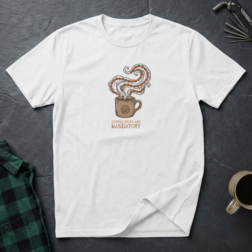 Coffee Stops Mandatory T-Shirt
