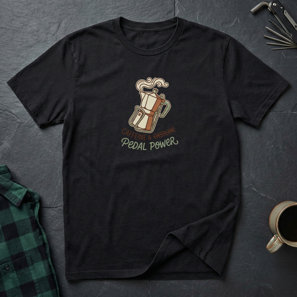 Caffein and Pedal Power T-Shirt