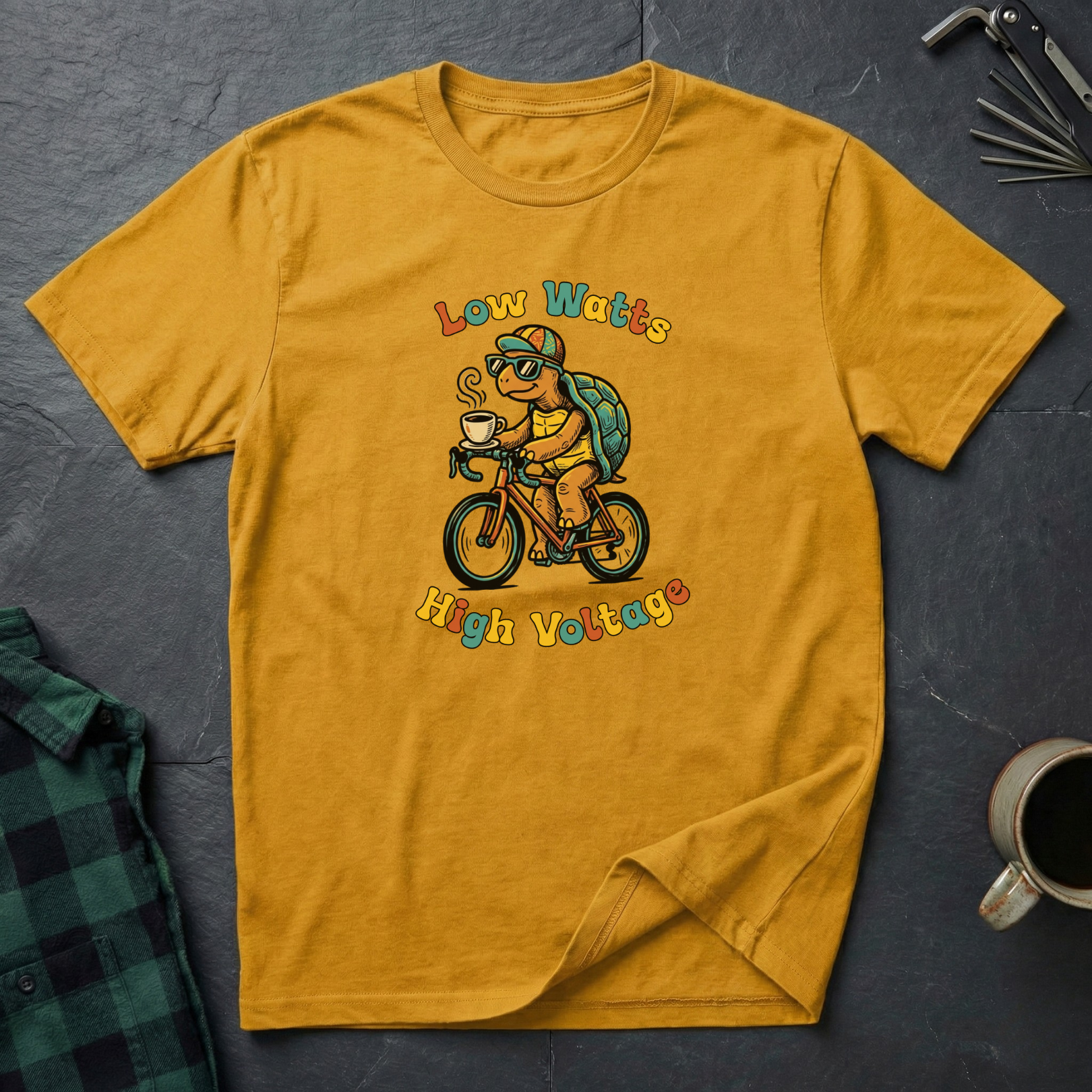 LOW WATTS HIGH VOLTAGE TURTLE T-Shirt