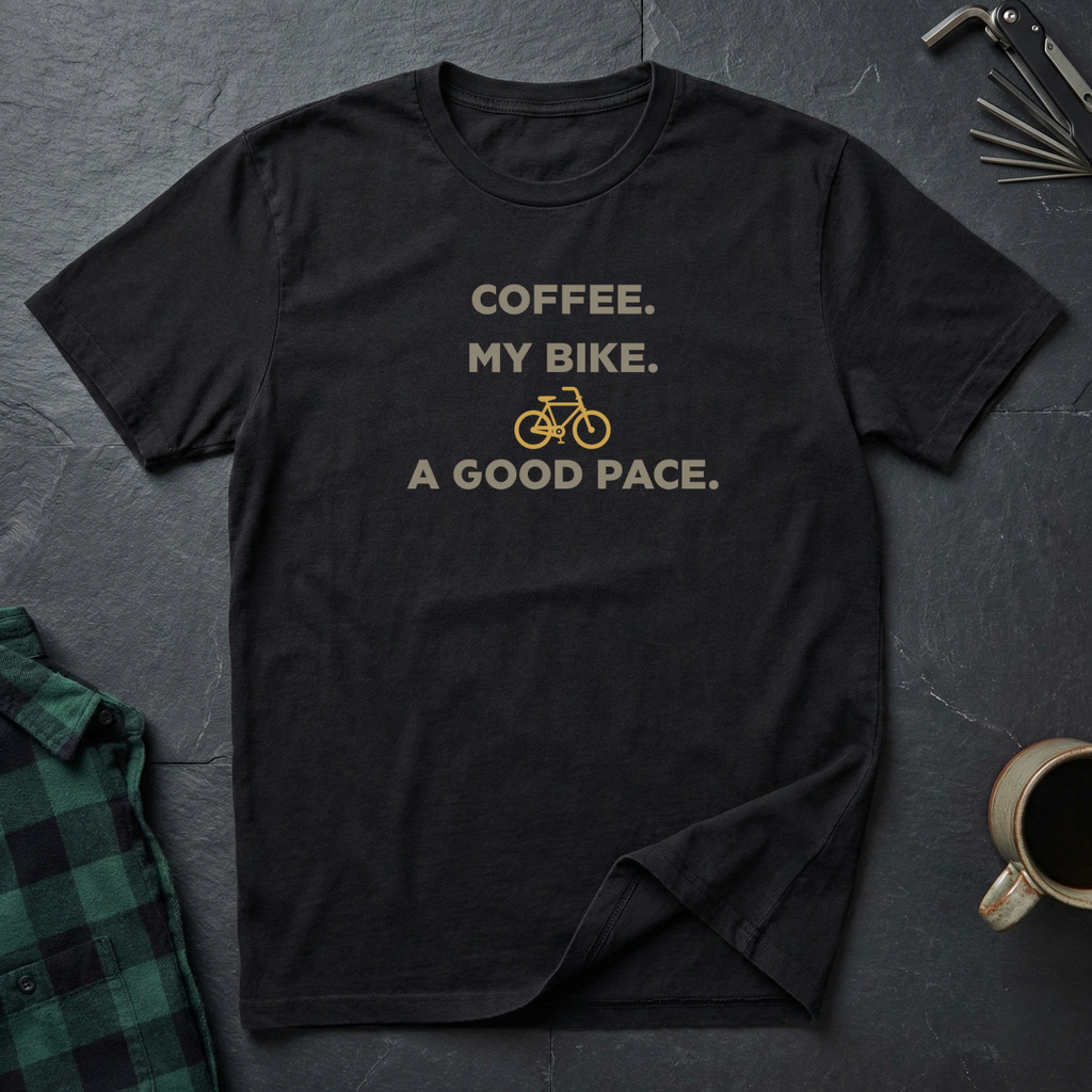 Coffee. Bike. Pace. T-Shirt