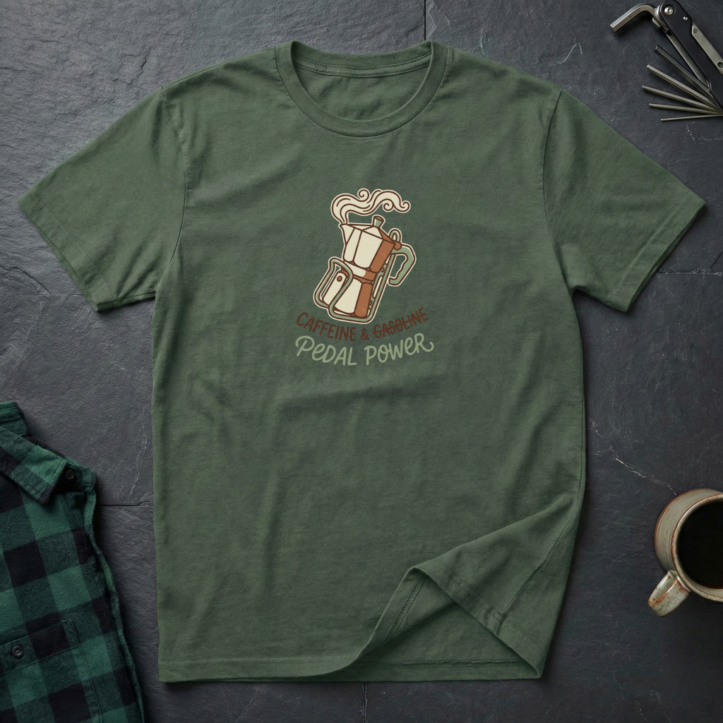 Caffein and Pedal Power T-Shirt