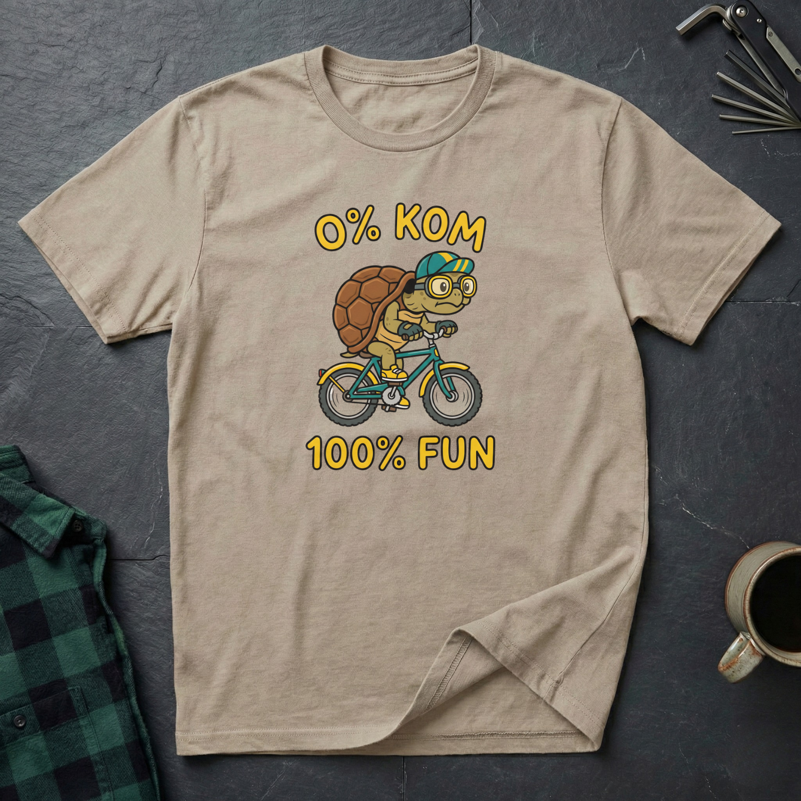 0% KOM 100% FUN T-Shirt