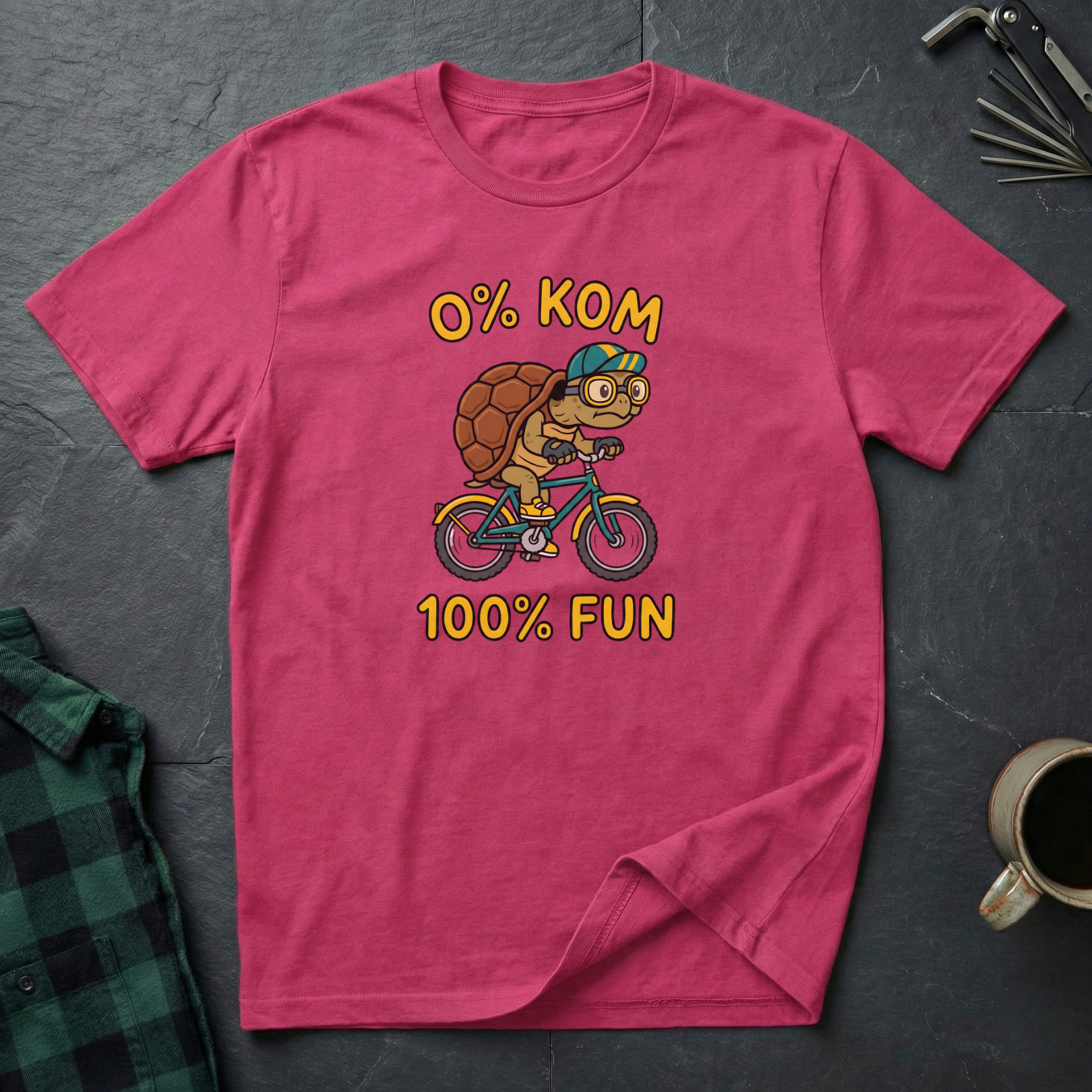 0% KOM 100% FUN T-Shirt