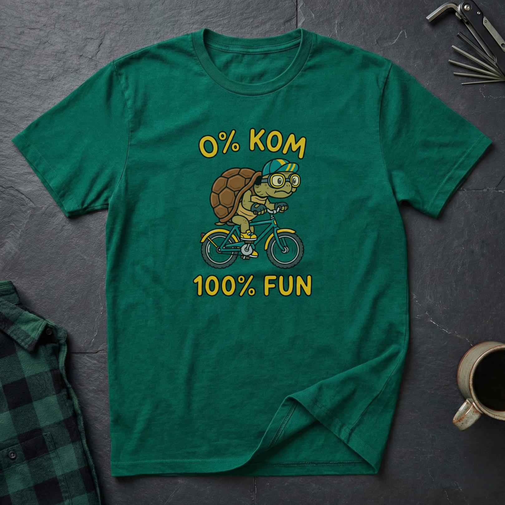 0% KOM 100% FUN T-Shirt