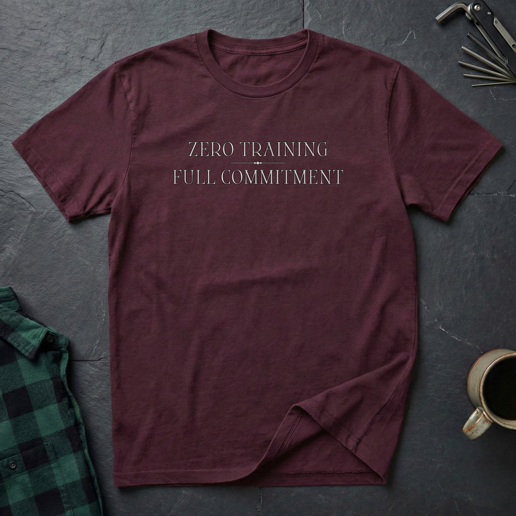ZERO TRAINING FULL COMMITMENT T-Shirt
