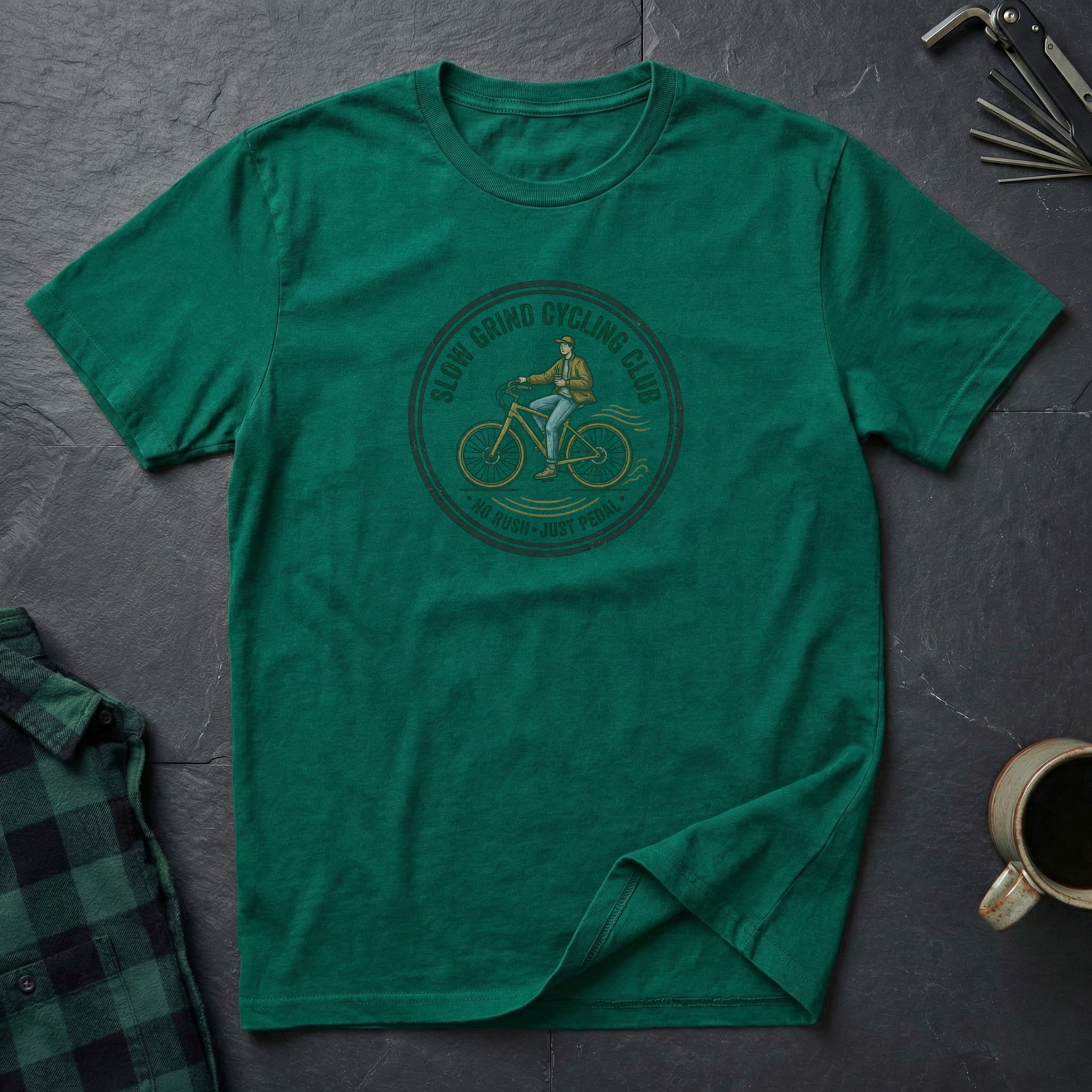 NO RUSH JUST PEDAL T-Shirt