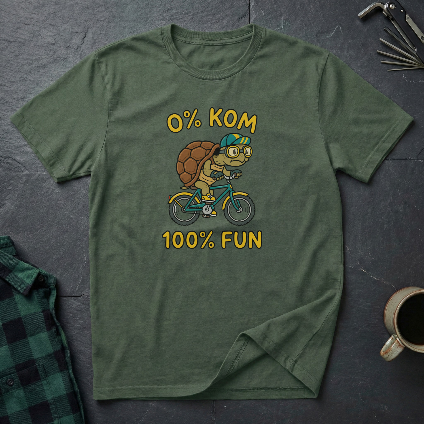 0% KOM 100% FUN T-Shirt