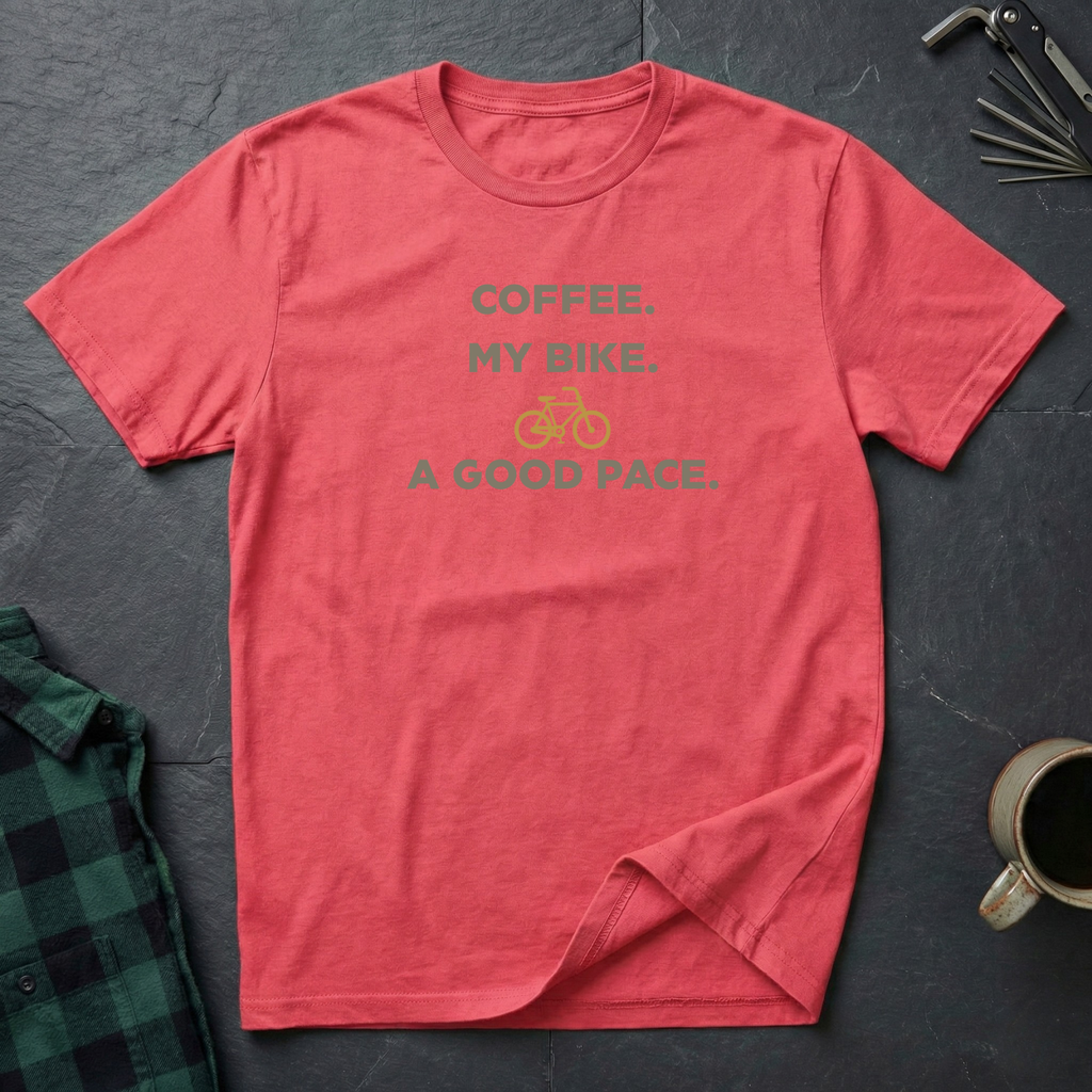 Coffee. Bike. Pace. T-Shirt